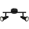 Image de LED Spot, noir, 2xLED/GU10/4,8W