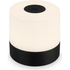 Image de BRILONER- Lampe de table LED sans fil,IP44 protection contre les projections d'eau,fonction tactile,blanche chaude,noir,7x7cm