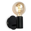 Image de Applique 10 cm exk. E27 max. 10 watts IP44 protection contre les projections d'eau noir Briloner