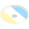 Image de BRILONER VERRE Spot LED encastré salle de bain, IP44 protection contre les projections d'eau, CTS interrupteur de température de couleur, design plat, couleur argent, 22 x 3,6 cm