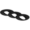 Image de Spots encastrables LED, lot de 3, IP65, noir, 3xLED-p