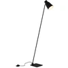 Image de Lampadaire Briloner en métal noir, lampe de lecture avec interrupteur au pied, douille E27, 127 cm