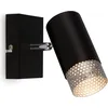 Image de Spot, noir-chrome mat, excl. 1xGU10/max.9W