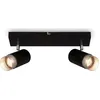 Image de Spot, noir-chrome mat, sans 2xGU10/max.9W