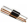 Image de Plafonnier LED, noir, avec bois, LED/22W