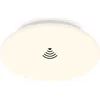 Image de BRILONER Plafonnier LED avec détecteur de mouvement Ø35cm IP20 18W 1880lm 3000K lumière blanc chaud design moderne pour salon cuisine couloir chambre
