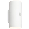 Image de Briloner Lima LED Applique murale extérieure, détecteur de mouvement, capteur crépusculaire, batterie, blanc, dimensions : 15,5 x 7 x 8,5 cm