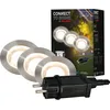 Image de CONNECT TO SHINE Kit de d marrage Kebony avec 3 spots LED encastrables au sol, IP67