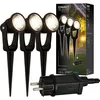 Image de CONNECT TO SHINE Kit de d marrage Lilis avec lot de 3 spots de jardin LED, IP65