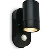 Image de Briloner Lampe LED murale, détecteur de mouvement, protection contre les éclaboussures et la poussière, noir, dimensions: 15 x 7 x 9,5 cm