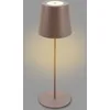 Image de Lampe de table LED sans fil tactile réglable 36x10.5 cm 2.5 W 200 lm 2700 K blanc chaud RVB IP44 hauteur ajustable USB C marron lampe interieur exterieur