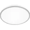 Image de Briloner Lana A Lampe de plafond LED, CEE A source lumineusec*, plafonnier led, lumière indirecte, lumière blanc neutre, chrome mat, Ø33 x 6 cm