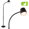Image de BRILONER - Lampadaire LED sans fil avec touche, intensité variable, batterie interchangeables, lampadaire à batterie, lampe de lecture, lampe de salon, lampadaire, 126,5 cm