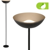Image de Briloner Estate Lampadaire LED sans fil, à intensité variable, tactile, recharge USB-C, sans fil, noir, 170 x Ø25 cm