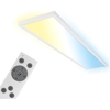 Image de Briloner Tava LED Plafonnier 98cm, Variable, Télécommande, Fonction veilleuse, Lumière indirecte, Blanc, 98 x 20 x 3 cm