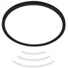 Image de BRILONER SLIM Plafonnier LED avec détecteur de mouvement ultraplat rond IP44 Ø290mm 18W 2400lm 4000K lumière blanc neutre Noir lampe plafond salle de bain couloir garage