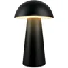Image de Briloner Mini lampe de table LED sans fil, à intensité variable, tactile, sans fil, anti-éclaboussures, noir, Ø12 x 19,5 cm
