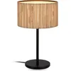 Image de Briloner Slama lampe de table, abat-jour en jonc de mer, interrupteur à câble, style boho, douille E27, naturel, Ø25 x 41,5 cm