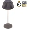 Image de Briloner CHAMP LED lampe de table sans fil IP44, variateur, tactile, batterie, German Design Award Winner 2025, anthracite, Ø14,5 x 36,5 cm