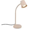 Image de BRILONER - Lampe de chevet avec interrupteur filaire, orientable, GU10, max. 9W, lampe de bureau, lampe table salon, 13x38,5 cm, beige