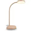 Image de BRILONER - Lampe de table LED tactile, à intensité variable par paliers, orientable, lampe de chevet, de bureau, de salon à poser, lampe à poser, 13x55,5 cm, beige