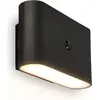 Image de Applique murale LED Lampe murale sans raccordement lectrique D tecteur de mouvement Batterie sans per age