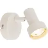 Image de Briloner Applique murale orientable Ø8x10,5cm douille GU10 max. 9W blanc antique - Lampe murale chambre couloir salon