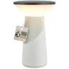 Image de Briloner Lampe de table LED sans fil 15 x 24 cm 2,6 W 200 lm 2700 K blanc chaud dimmable design award gris clair - Lampe de chevet salon chambre balcon