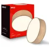 Image de Briloner Plafonnier Led Abat-jour En Tissu Ø30x10,5 Cm Rond 16w 1800lm 3 000k Blanc Chaud Taupe - Lustre Salon Chambre Cuisine Couloir