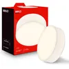 Image de Briloner Plafonnier Led Abat-jour En Tissu Ø30x10,5 Cm Rond 16w 1800lm 3 000k Blanc Chaud Blanc - Lustre Salon Chambre Cuisine Couloir