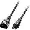 Image de Câble d'alimentation Lindy IEC C14 F vers tripolaire 1m (Noir) #DEFAULT