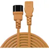 Image de Rallonge Lindy Alimentation [1x Secteur Mâle C14 - 1x Secteur Femelle C13] 1.00 M Orange C245631