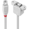 Image de Lindy 31801 Câble USB USB 2.0 1 m USB B Gris