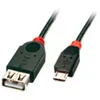 Image de Lindy Câble Usb Usb 2.0 Usb-micro-b Mâle, Usb-a Femelle 1.00 M Noir Avec Fonction Otg 31936