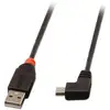 Image de Lindy Câble USB 2.0 type A / mini-B coudé, 2m - Neuf