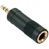 Image de Lindy Adaptateur audio Jack stéréo 3,5mm M / 6,3mm F - Neuf