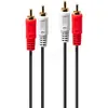 Image de Cable Audio Lindy 2x RCA vers 2x RCA 10m (Noir) #DEFAULT