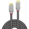 Image de Câble De Raccordement Lindy Displayport Fiche Mâle Displayport, Fiche Mâle Displayport 1.00 M Gris 36301 Câble Displayport C148921