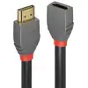 Image de Lindy Rallonge HDMI High Speed Anthra Line, 1m - Neuf