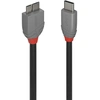 Image de Lindy 36622 Lindy 2m USB 3.2 Typ C an Micro-B Kabel, Anthra Line