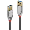 Image de LINDY USB 3.0 Kabel Typ A/A Chrome Line M/M 0.5m