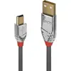 Image de LINDY USB 2.0 Kabel Typ A/Mini-B Chrome Line M/M 3m