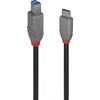 Image de Lindy Câble USB 3.2 Type C vers B de 2m, 5Gbit/s, gamme Anthra