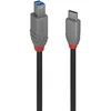 Image de Lindy 3m USB 3.2 Type C to B Cable, Anthra Line
