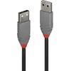 Image de Lindy 36691 câble USB USB 2.0 0,5 m USB A Noir, Gris