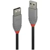 Image de Câble Usb Usb 2.0 Usb-a Mâle, Usb-a Mâle 0.50 M Noir, Gris 36691 S216702 - Lindy