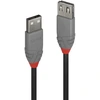 Image de Lindy 0.2m USB 2.0 Type A Extension Cable, Anthra Line