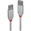 Image de Lindy Rallonge USB 2.0 type A, Anthra Line, Gris, 0.2m - Neuf
