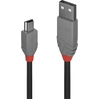 Image de Lindy Câble USB 2.0 Type A à Mini-B de 1m, Anthra Line