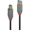 Image de Câble Usb Usb 3.2 Gen1 (usb 3.0) Usb-a Mâle, Usb-b Mâle 1.00 M Noir 36741 C165181 - Lindy